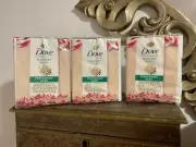 3 PACKS of 2 Dove Holiday Treat Limited Edition Bar Soap Peppermint Bark