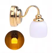 1:12 Scale Dollhouse Miniatures Vintage Wall Lights Lamp for Study Room