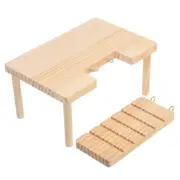 Baby Hamsters Stand Ladder Platform Guinea Pig Playground