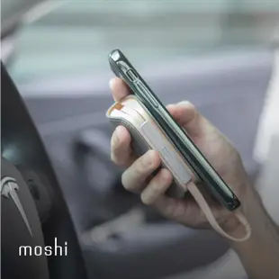 【moshi】IonGo 5K Duo 雙向充電帶線行動電源(USB-C 及 Lightning 雙充電線)