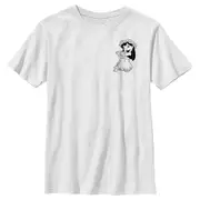 Stitch Black and White Sketch Lilo T-Shirt