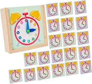 Mikinona Educational Clock Model for Interactive Management Tool for Preschool Learning Engaging Clock for Recognition and Fun Math Activities