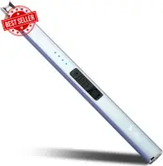 Electric Arc USB Lighter,Windproof &Flameless,Rechargeable with Safety Lock,Blue
