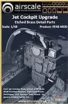 ASCPE48MOD 1:48 Airscale Jet Cockpit Upgrade - Etched Brass Detail Parts