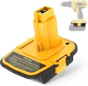 Adapter for Dewalt for Milwaukee 18v Li-ion Battery to for Dewalt 18v NiCad Tool