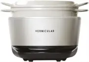 Vermicular RP23A-WH Pot Style Rice Cooker 0.9L and Multipurpose Cook Japan