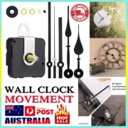 Silent DIY Quartz Movement Wall Clock Motor Mechanism Long Spindle Repair Kit BK