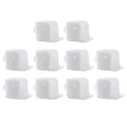 10Pcs Bracket Curtain Track Rail Parts Curtain Rail Track Bracket