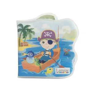 【禮盒】Lamaze拉梅茲 海盜船長 洗澡玩具 三件組 含手偶手套 噴水動物 防水故事書 美國代購 正品 綠寶貝