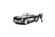 Jada 1:24 Scale Universal Monsters Wolfman & 1957 Chevrolet Corvette Diecast Car Model