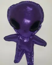 Purple Metallic Alien Plush Chibi Kawaii Cute