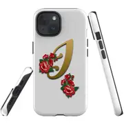 For iPhone 15 Plus Case, Shielding Cover, Letter I
