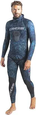 Cressi Tokugawa Open Cell w/Hood 3.5mm Man (blue camo) [6/2XL]