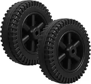 6 Inch Bbq Grill Wheel Hand Truck Tires Dual Tire Casters for Grill Cart Replacement Wheel Accessories