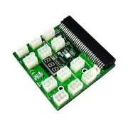 For HP PSU GPU 6PIN 1600W Mining Power DPS-1200FB 12Ports Breakout Board Green