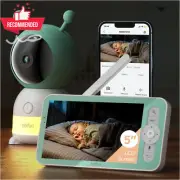 2K Baby Monitor, Wifi & Smart App Control, Cry Detection, Night Vision