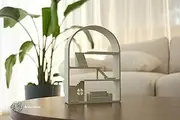 Collectible Figure Shelf Stand Home - made by CG (Bone White)