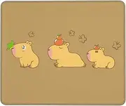 02 Capybara Mouse Pad,Brown Mouse pad,Cute Mouse pad,Capybara Gifts,Small Mouse Pad,8.3 * 10.3 Inches