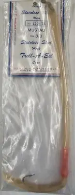 J. T. SURGE EEL LURE - 8/0 MUSTAD STAINLESS STEEL HOOK AND WIRE