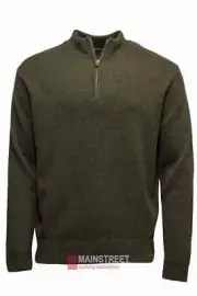 Jack Smith Shetland Wool Zip Pullover - RRP 59.99 - FREE POST