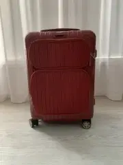 NEW GENUINE RIMOWA Salsa Deluxe Hybrid Cabin Multiwheel Suitcase, Oriental Red