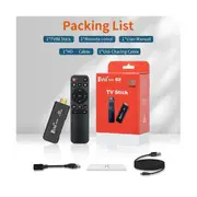 TV Stick Rockchip 3228A Quad-Core Android 12.1 TV BOX 2.4G Wifi 1GB 8GB 4K Smart Player TVBox Dongl Black