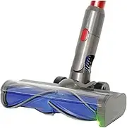 Cleaner Head Bristle Roller Brush，Compatible for Dyson，V7 V8 V10 V11 V15 Cordless Vacuum Attachment with Dust LED Lights