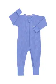 [Bonds] Bonds Newbies Waffle Zip Wondersuit in Breezy Blue Size: Newborn, Cotton Newborn Breezy Blue