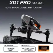 XD1 Pro Mini Drone 4K,6K, 8K Dual Camera WIFI Alloy Quadcopter Remote Control