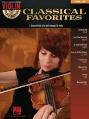 Classical Favorites Sheet Music Violin Play-Along Book and CD NEW 000842646
