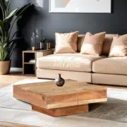 "Spencer" Solid Timber Coffee Table 80x80 cm