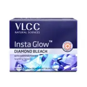 Vlcc Insta Glow Diamond Bleach, Sparkling Fairness 402gm free shipp
