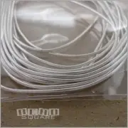 Silver Plated French Wire Bullion Thread Cord Cover Protector Total 70" (5'10")