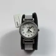 Coach Women's Madison Silver Stainless Steel Mesh Band Watch 14502651 w/o box