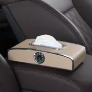 Car Clock Tissue Box Container Holder for Case Parking Number Plate