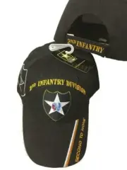 2nd INFANTRY DIVISION BASEBALL STYLE EMBROIDERED HAT second none army cap