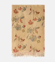[The House of Lyria] The House of Lyria Tormento floral linen tablecloth One Size beige