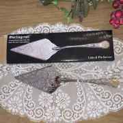 VTG Cake & Pie Server Sterlingcraft Never Needs Polishing Nickel Steel Zinc NIB