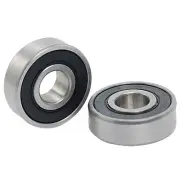 Deep Groove Roller-Skate Ball Wheel Bearings 6201RS 2Pcs