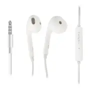 Oppo 3.5mm R15 Pro Inline Microphone Answer Button Original Earphones Quad White