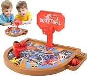 Desk Basketball Game, Basketball Toy for Desktop, Built-in Scoreboard Finger Flipper Toy for Home Traveling Schools Daycare Centers Kindergarten