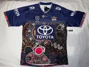 North Queensland COWBOYS 2021 Indigenous NRL Jersey *Medium* QLD Seller