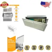 Discreet Air Vent Hidden Wall Safe for Jewelry & Valuables - White Design