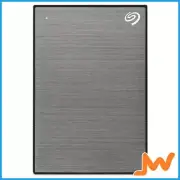 Seagate One Touch 2TB External Hard Drive With Password Protection - Space Grey