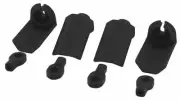 RPM Shock Shaft Guards for Slash, Nitro Slash & Durango 1/10 Scale Shocks, Black