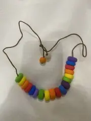 Polymer Clay Beads Necklace - Froot Loops