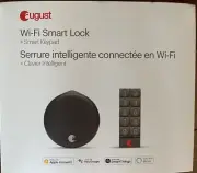 August - Wi-Fi Smart Lock with Smart Keypad - Matte Black
