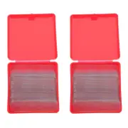 120 Pcs Non-marking Double-sided Tape Transparent Stickers Clear