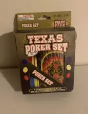 Travel Poker Set-value Pack New Open Box