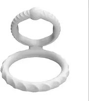 Scrotal restraint silicone ring, silicone delay and sperm lock ring for men, silicone, environmentally friendly, safe, delay